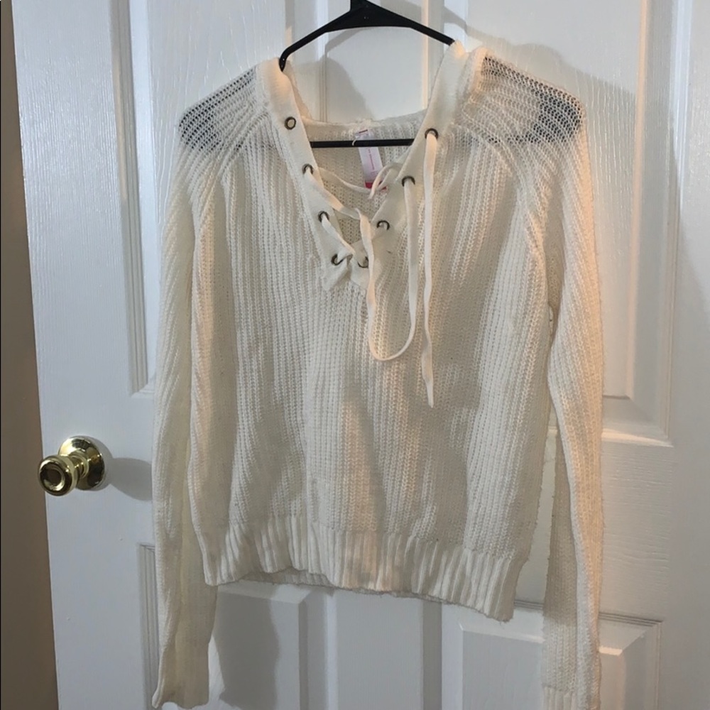 Tied sweater